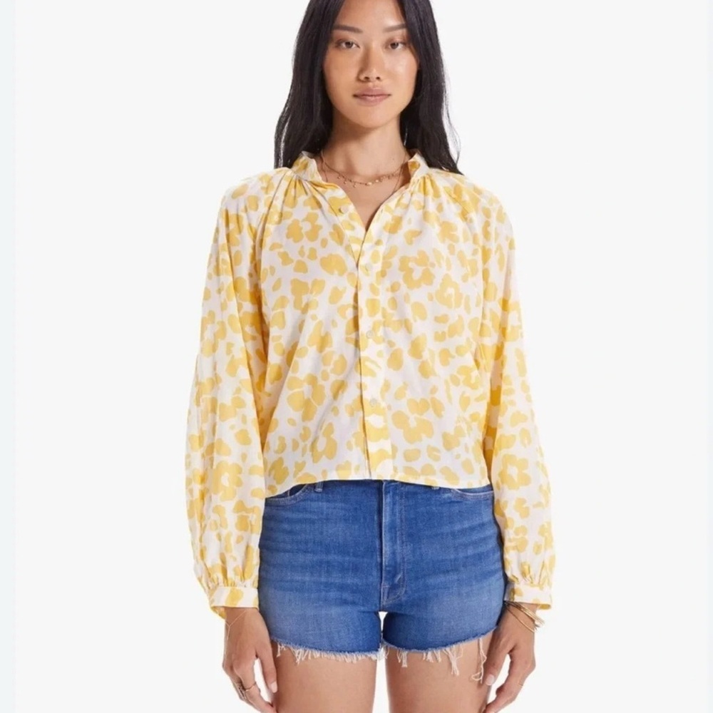 MOTHER The Sunburst Floral Leopard
Cotton Top